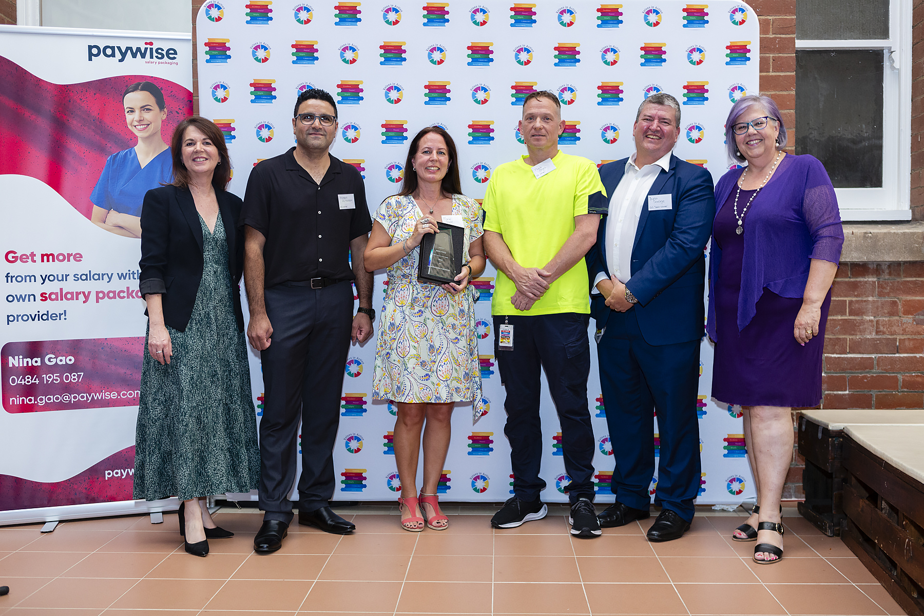 Picture of Best of the best: Marie Poole (third from left) with (L-R) Sandra Miller, Hassan Ali Hassan, Mark Gajek, the Accounts Receivable team and Pia Turcinov.