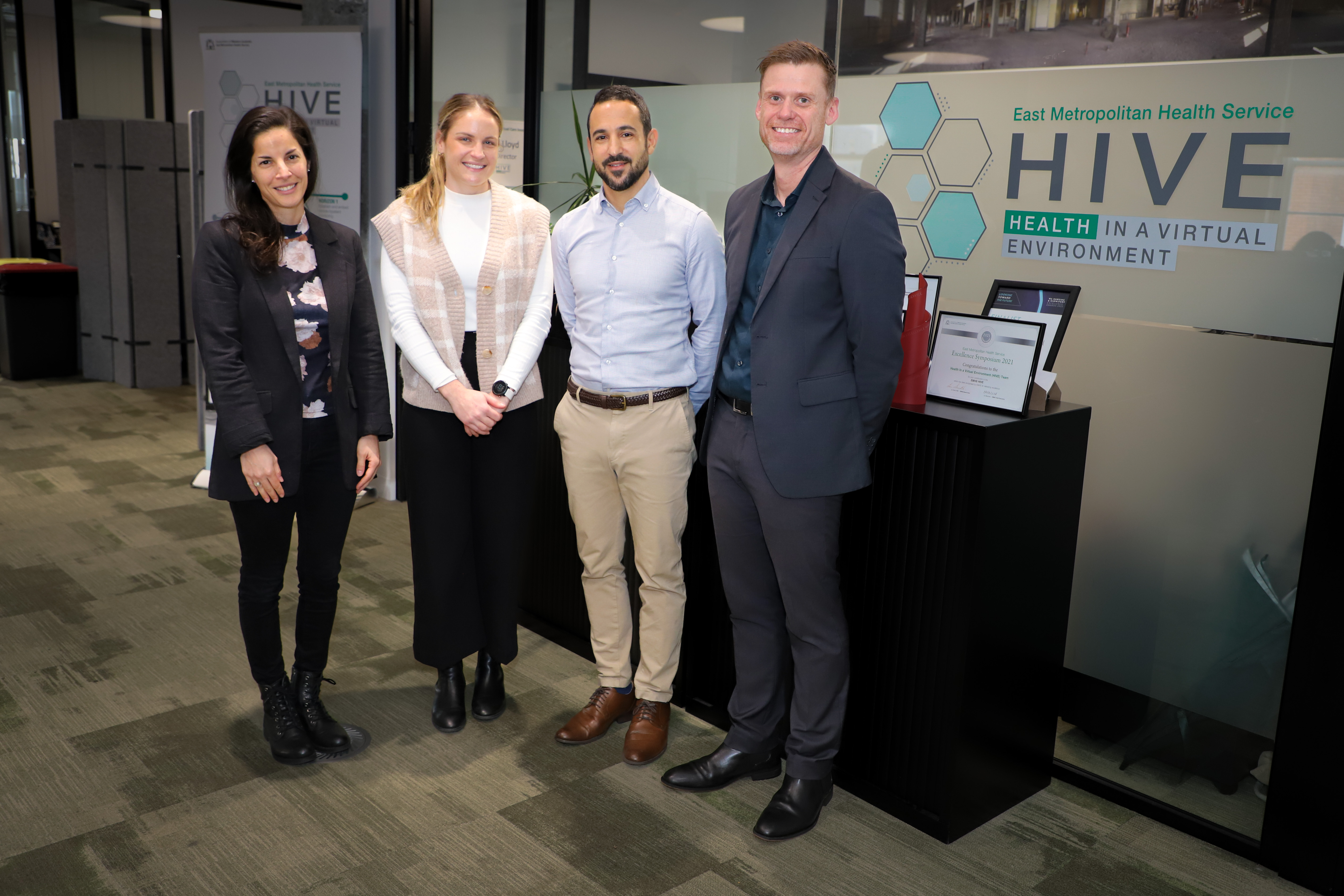 Picture of HIVE – Laura Trentino, Aleesha Thompson, Kevin Trentino and Adam Lloyd