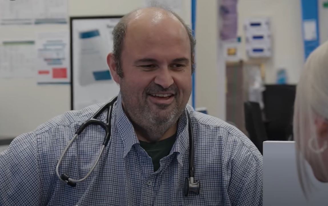A photo of Dr Daniel Hunt who recently won an award.